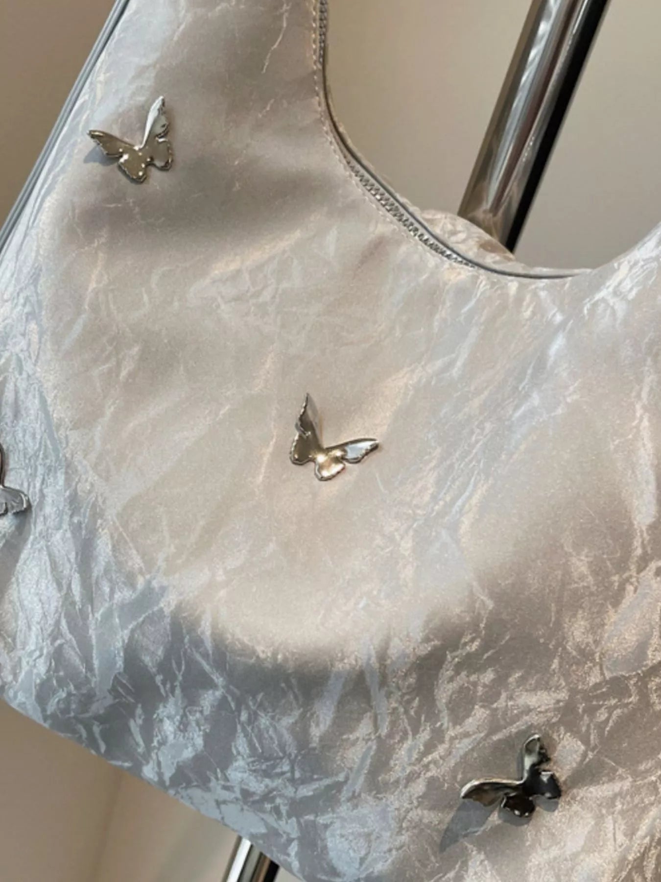 Butterfly Decor Shoulder Bag