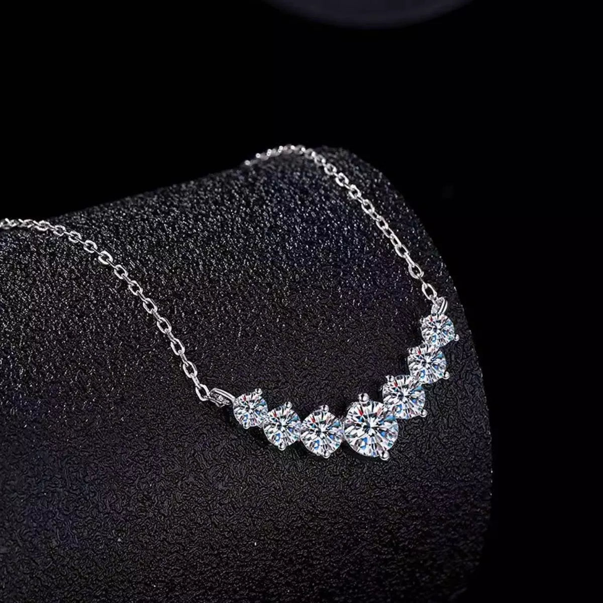 1.7 Carat Moissanite 925 Sterling Silver Necklace