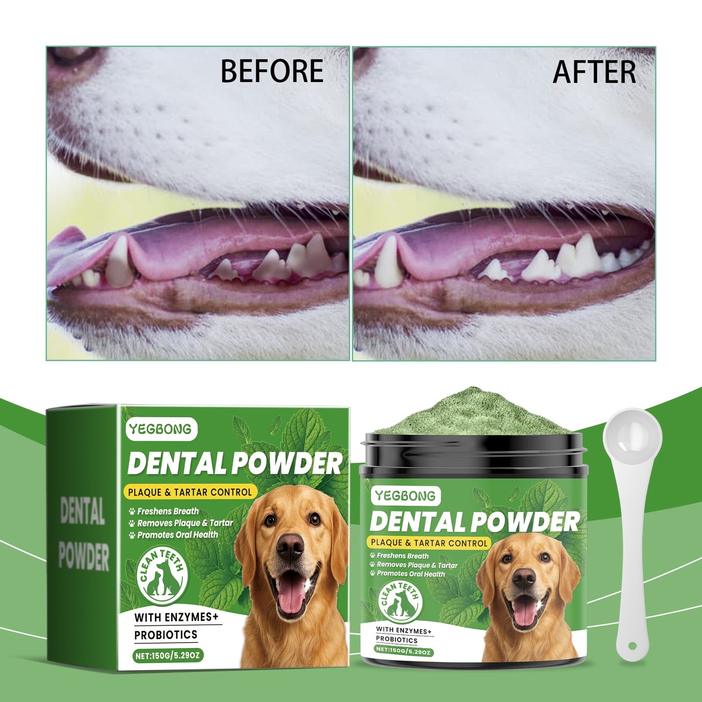 Dog Teeth Cleaning Powder