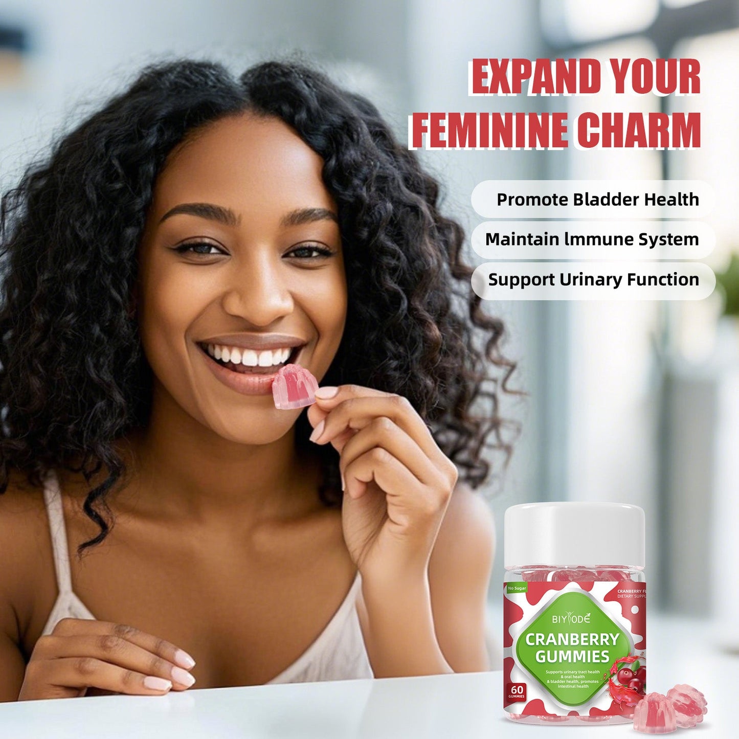 OEM ODM Custom Private Label Supplement Manufacturer Healthcare Cranberry Gummies