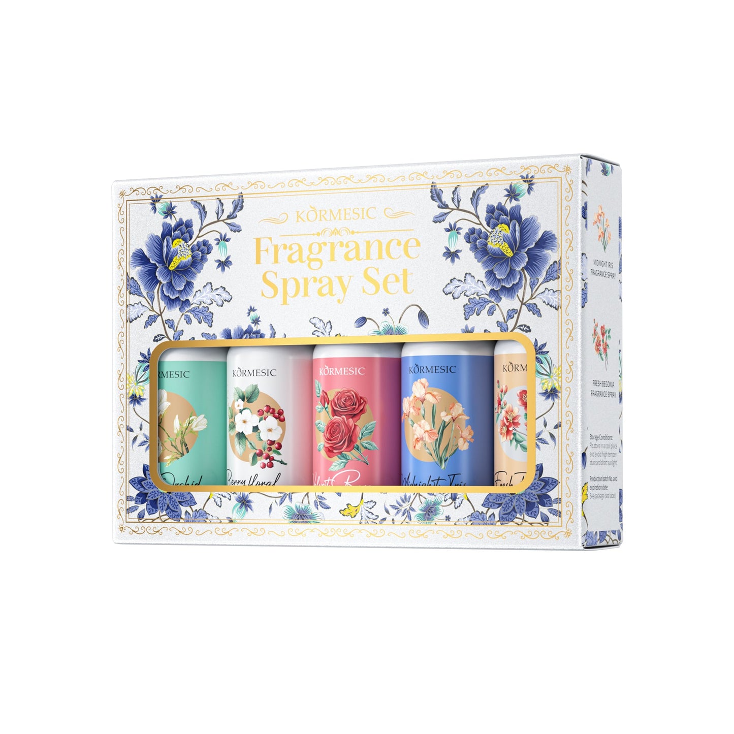 KORMESIC Romantic Floral Fragrance Spray Set