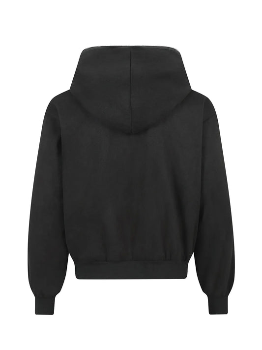 Men's Long Sleeve Hooded Zip-Up Jacket