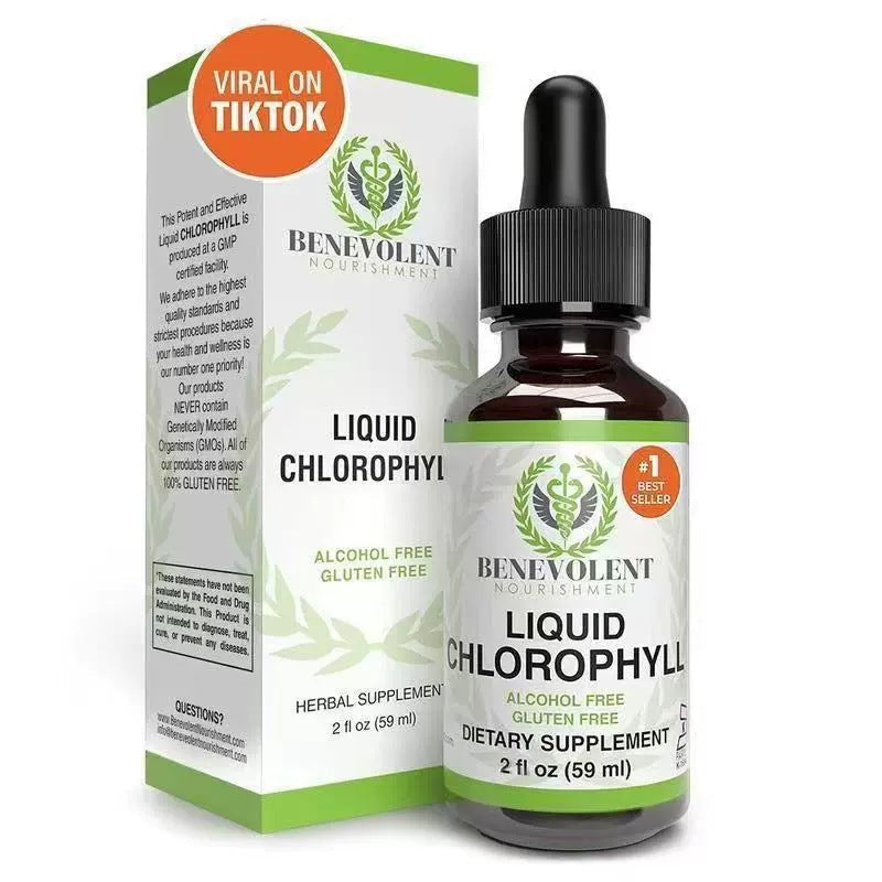 Natural Body Odor Intestinal Care Liquid Chlorophyll Drops