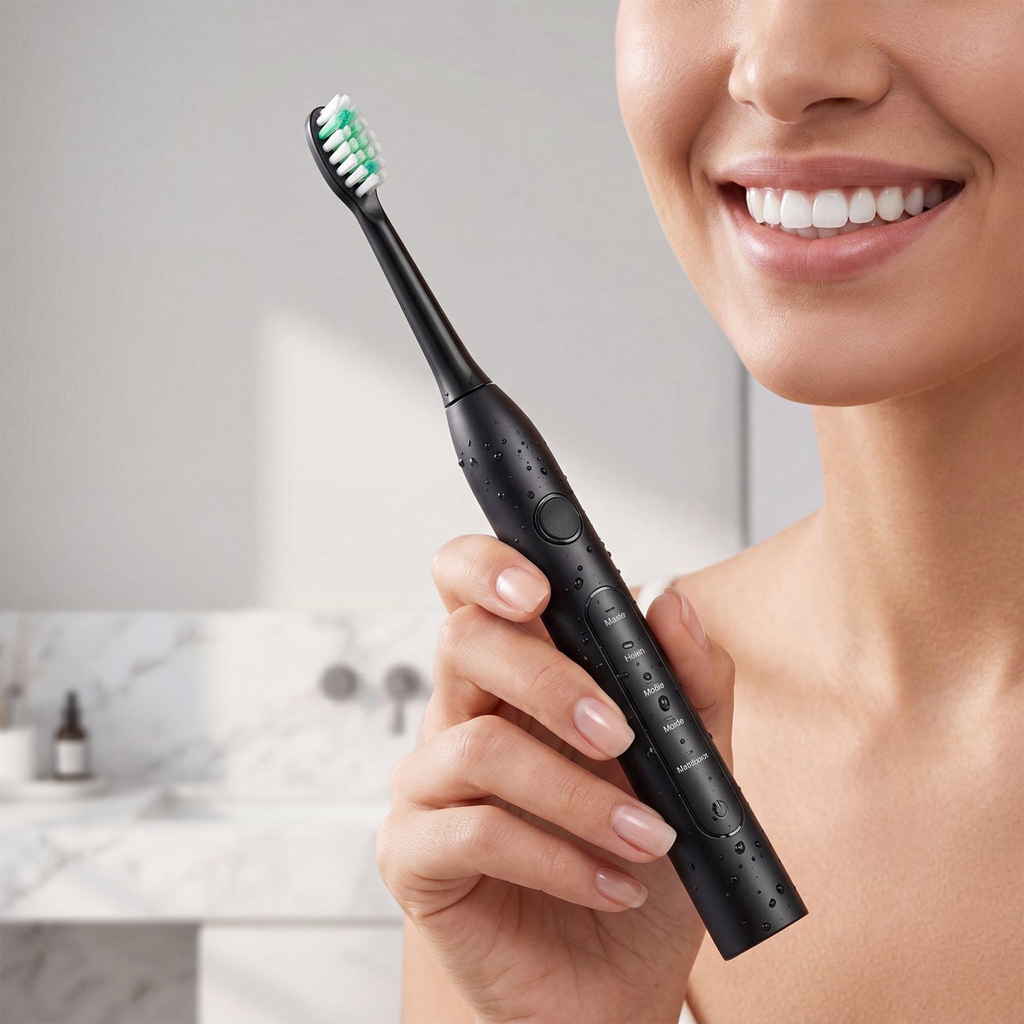 CH-926 Electric Toothbrush White With 2 Brush Heads