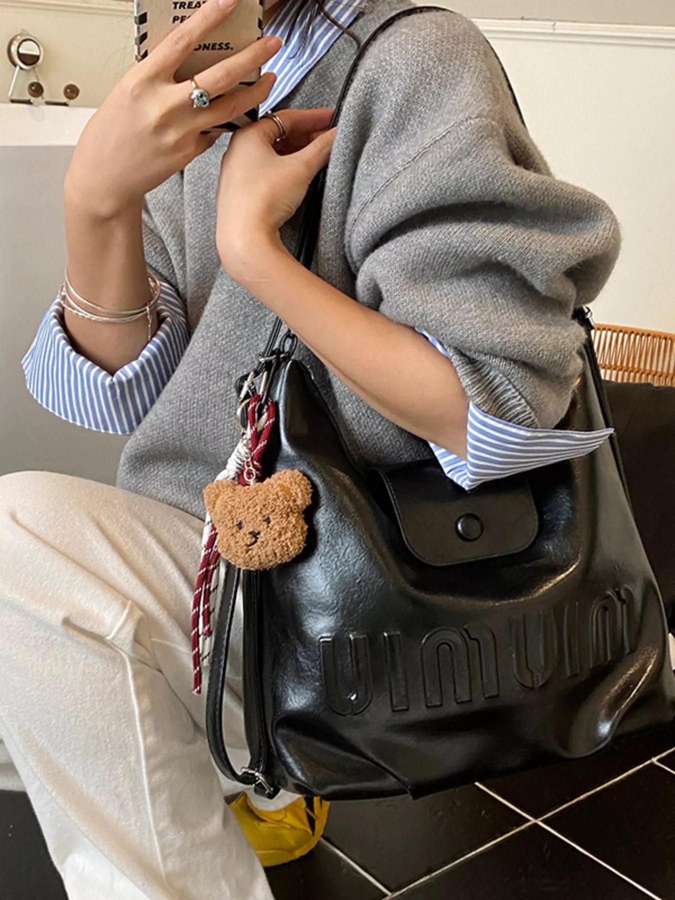 Adjustable Strap Convertible Shoulder Bag