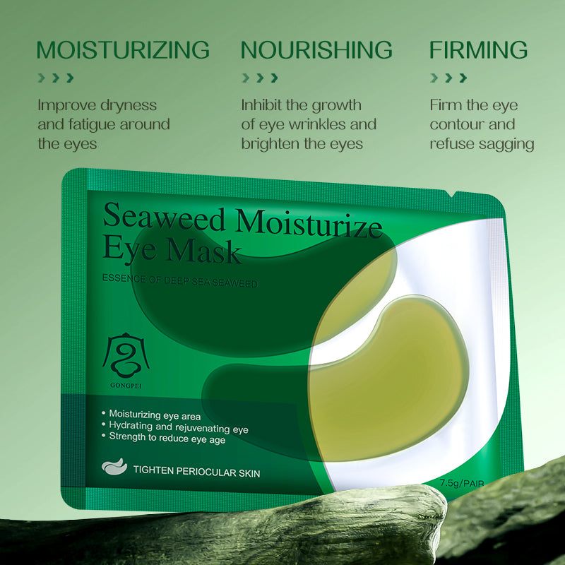 Gong Pei Gold Moisturizing And Firming, Seaweed Hydrating Eye Mask 7.5g  One  Contains 10 Small Packs.