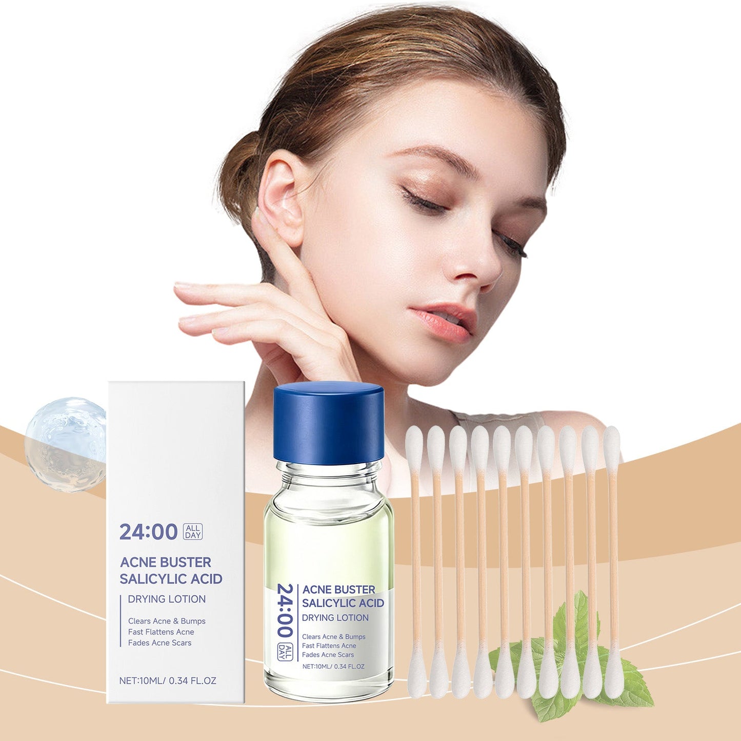 Clear And Moisturizing Skincare Lotion 1set