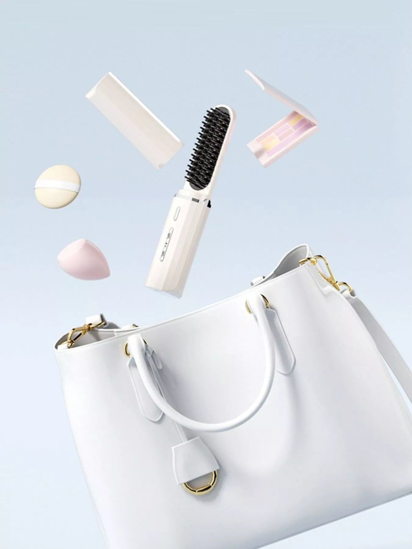 Portable Heated Hair Straightening Comb