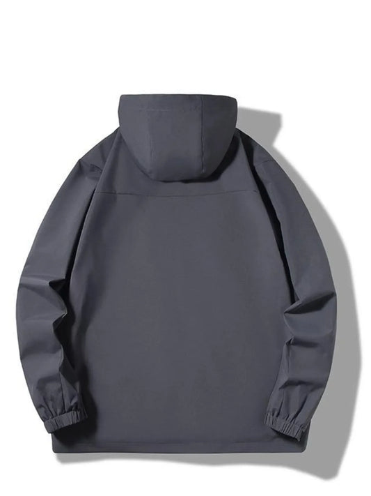 Men's Plus Size Hooded Windproof Outdoor  Jacket