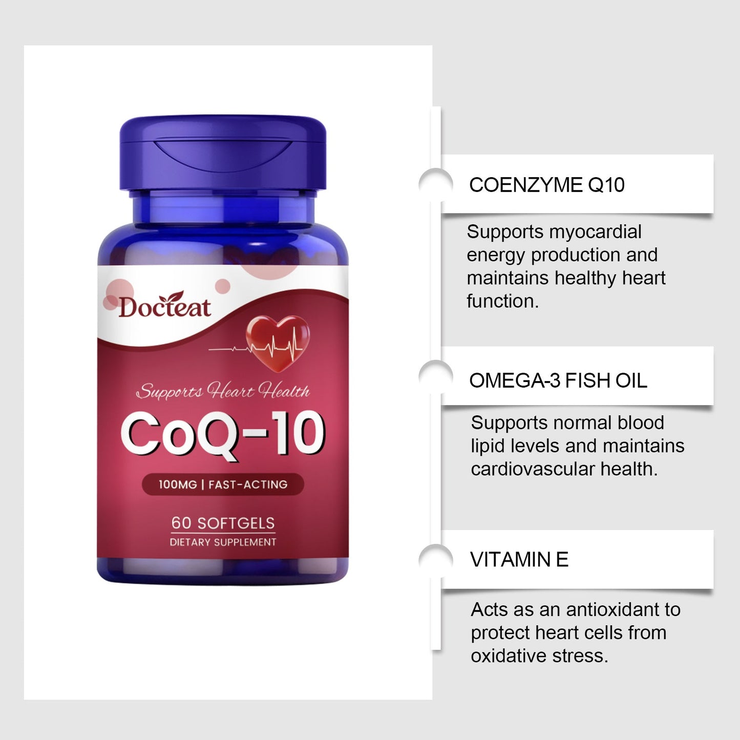 Daily Nutritional Supplement Capsules For Overall Health And Wellness