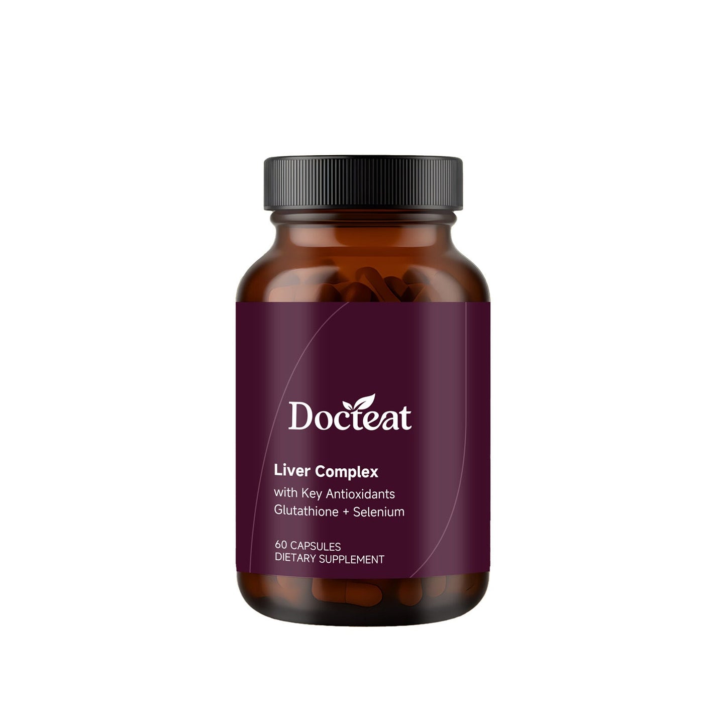 Liver Support Supplement with Milk Thistle Glutathione Selenium Dandelion Artichoke Choline Detox Wellness Capsules