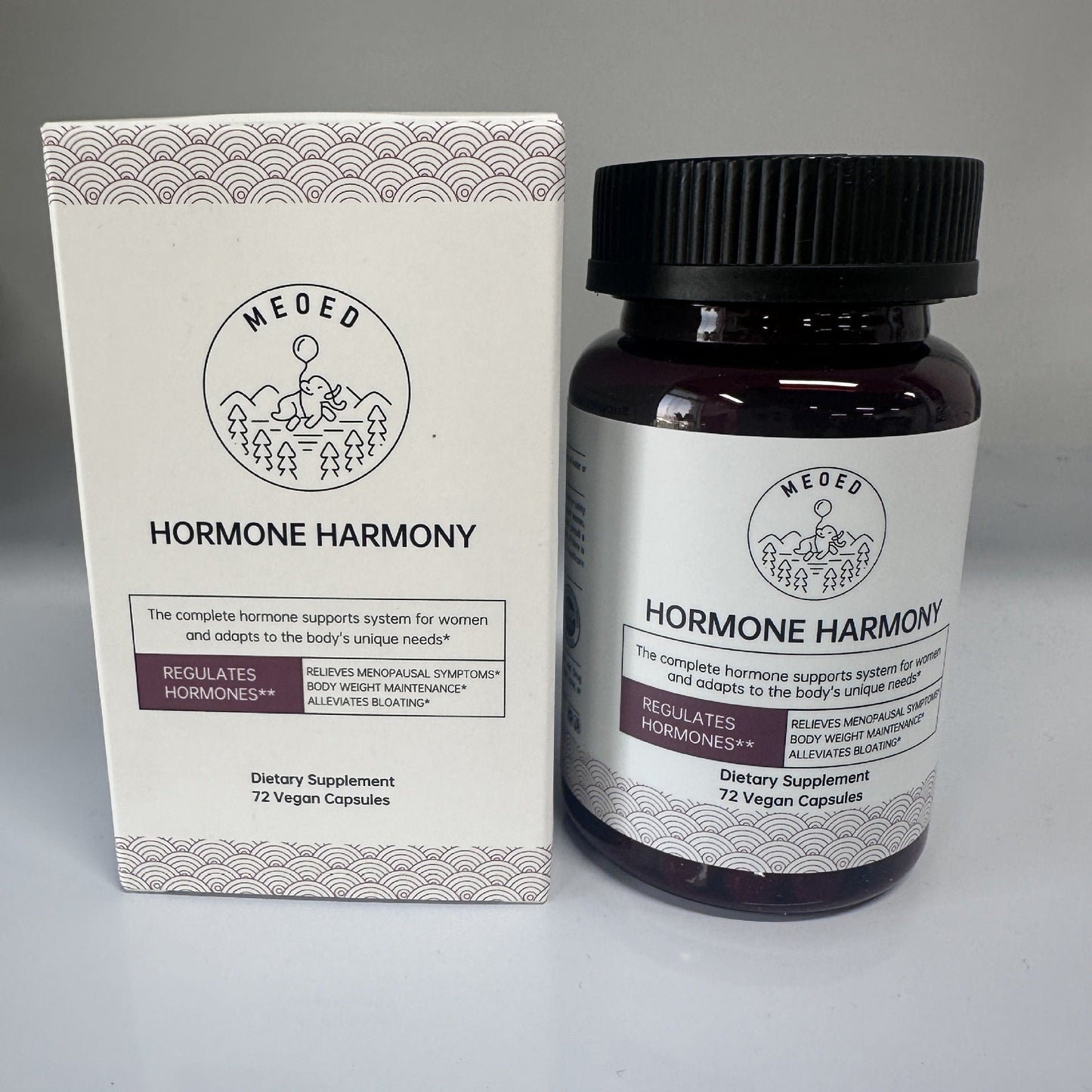 Feminine Happy Mamm Mammoth Hormone Hormony Women’s Hormone Balance Capsules Female Wellness Supplement Daily Hormone Support Vitamins 72 Capsules S