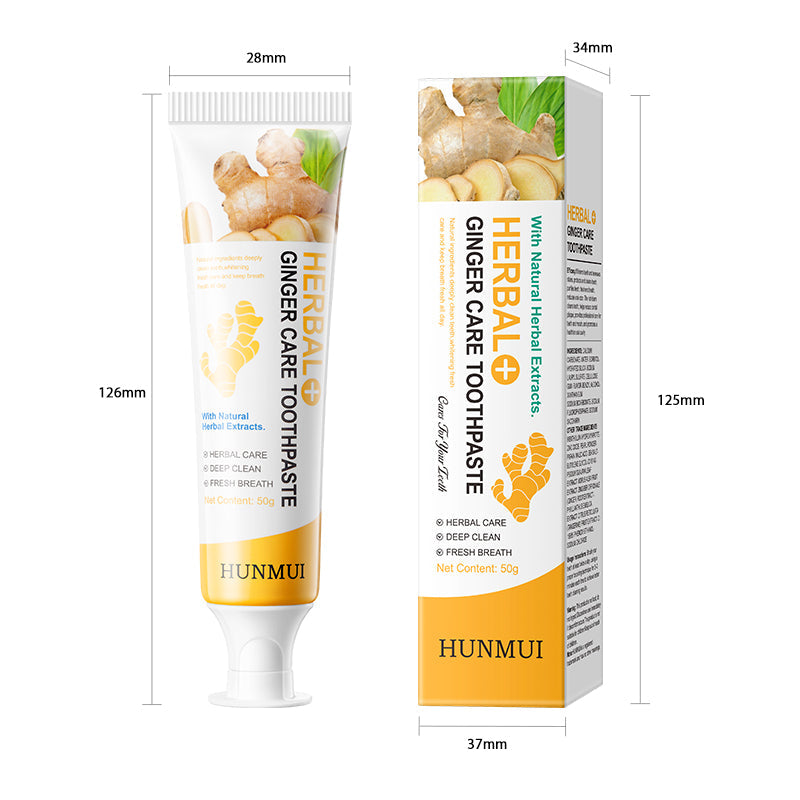 HUNMUI Herbal Ginger Gum Care Toothpaste 50g