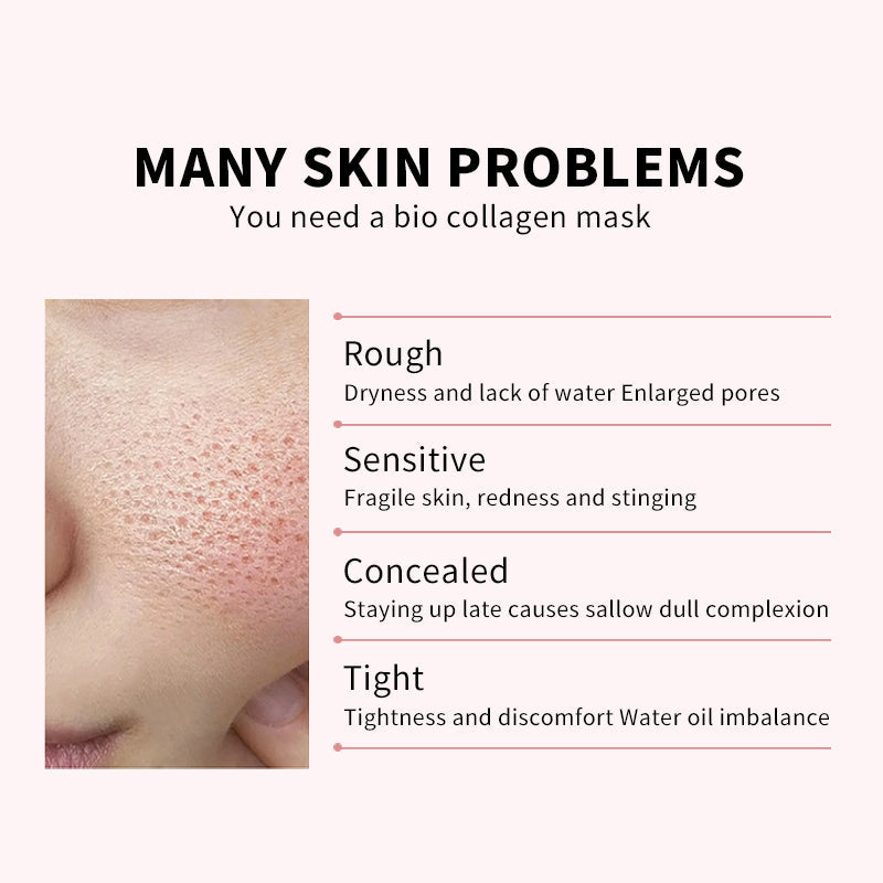 Bio Collagen Face Mask, 4-Pack