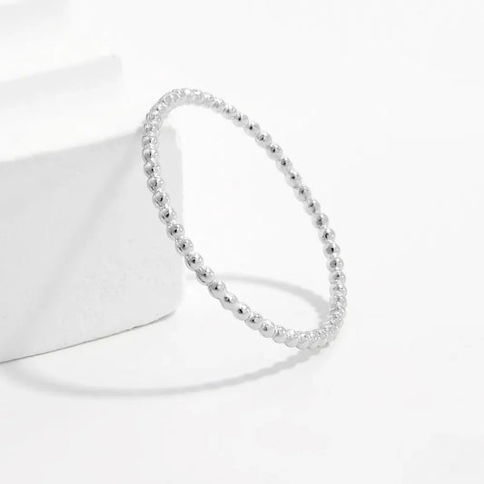 925 Sterling Silver Bead Ring