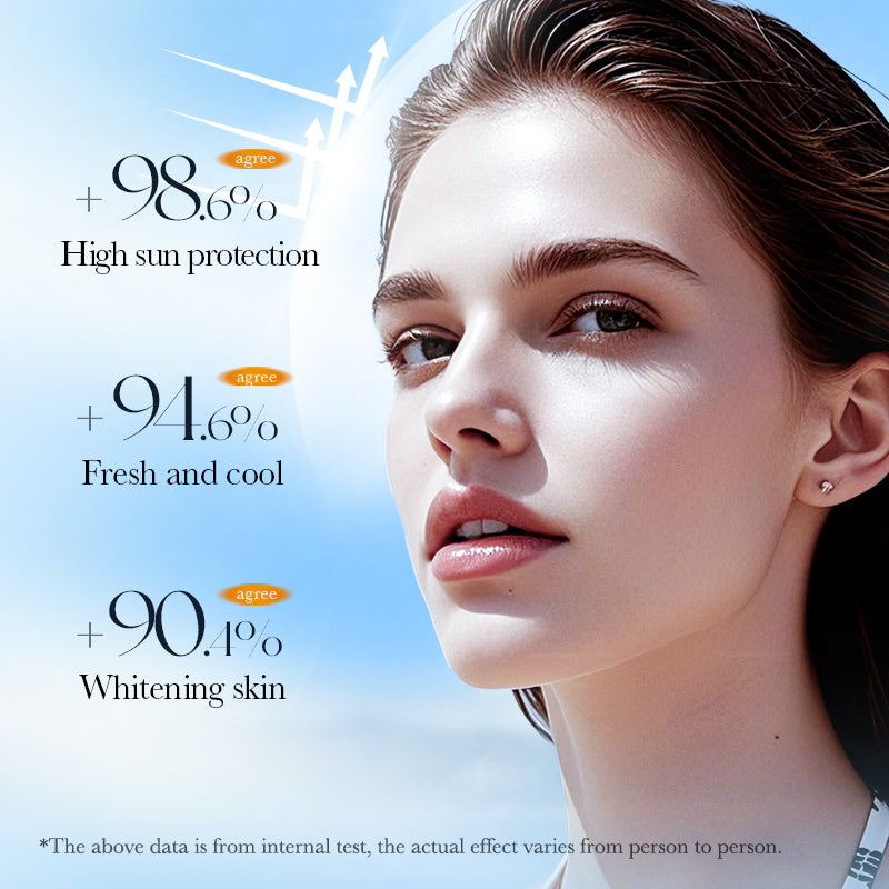 SADOER Waterproof Refreshing Whitening Sunscreen Cream SPF50 60g