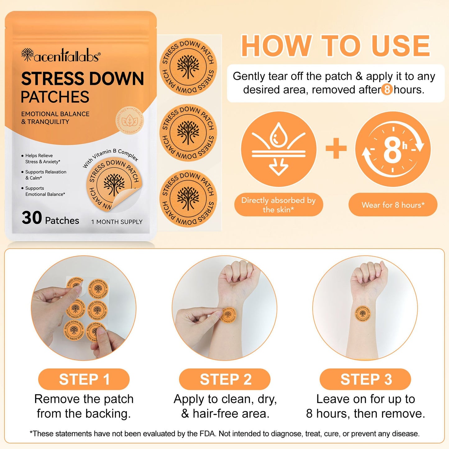 Relaxation Calmness And Pressure Drop Nursing Patch