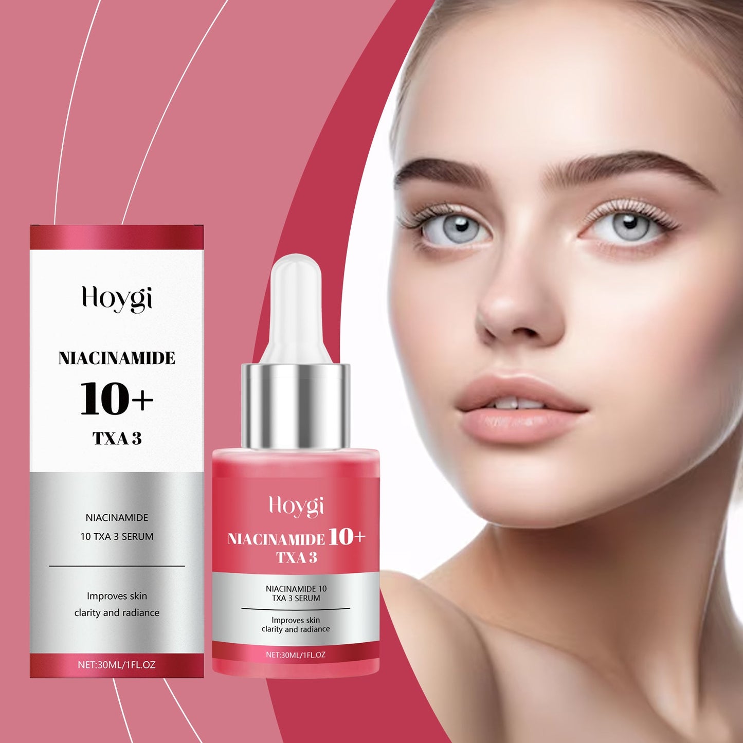 Hyaluronic Acid Brightening SerumPink