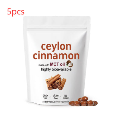 Primal Remedies Ceylon Cinnamon Softgels With Organic MCT Oil, Supports Balanced Glucose & Antioxidant Health, 30 Softgels Dietary Supplement
