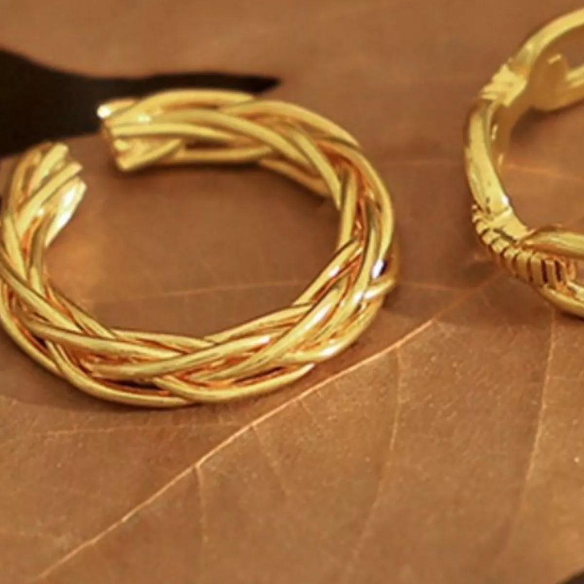 18K Gold-Plated Open Ring