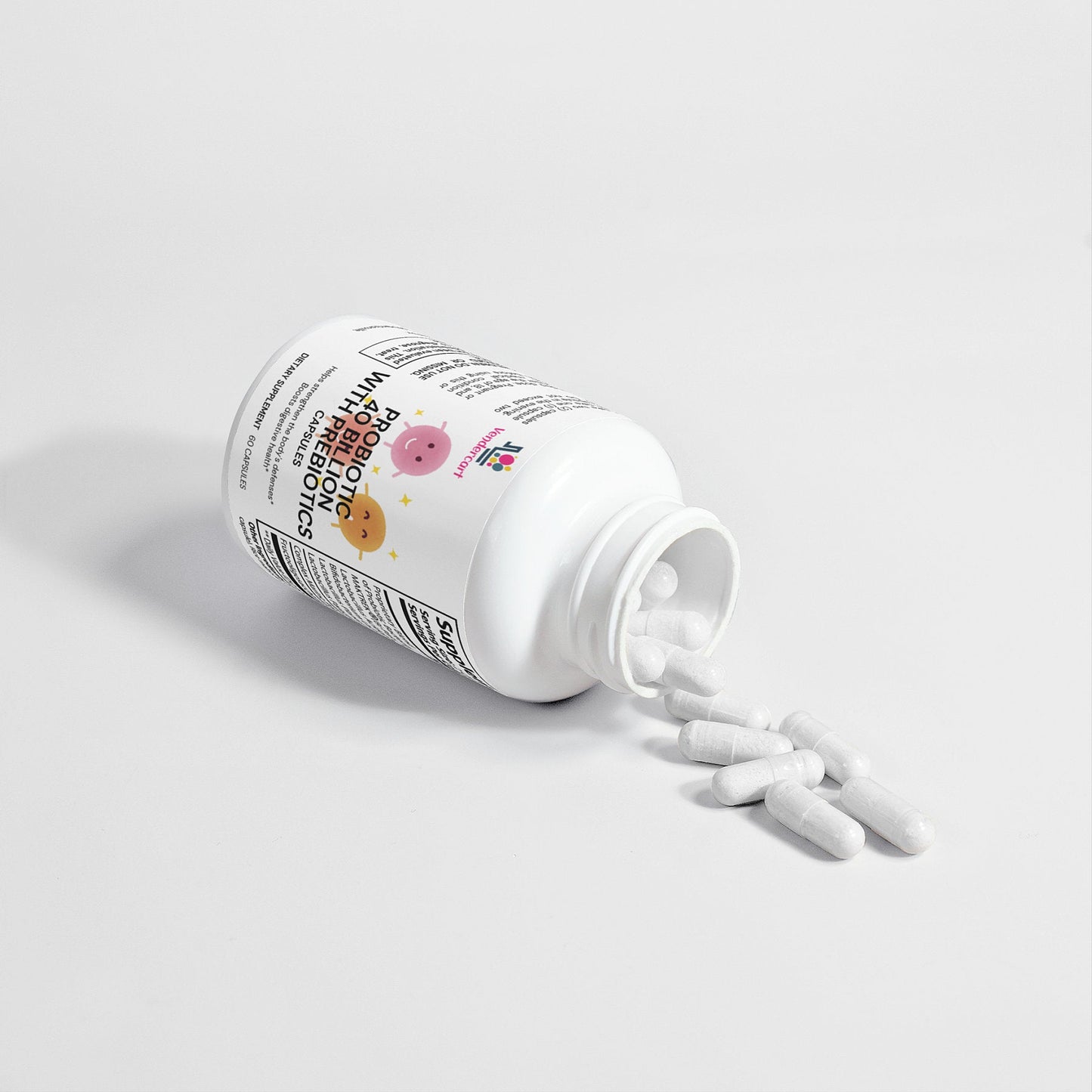 Probiotic 40 Billion CFU with Prebiotic Digestive Support Supplement Gut Health Capsules for Women and Men