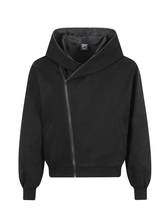Men's Long Sleeve Hooded Zip-Up Jacket