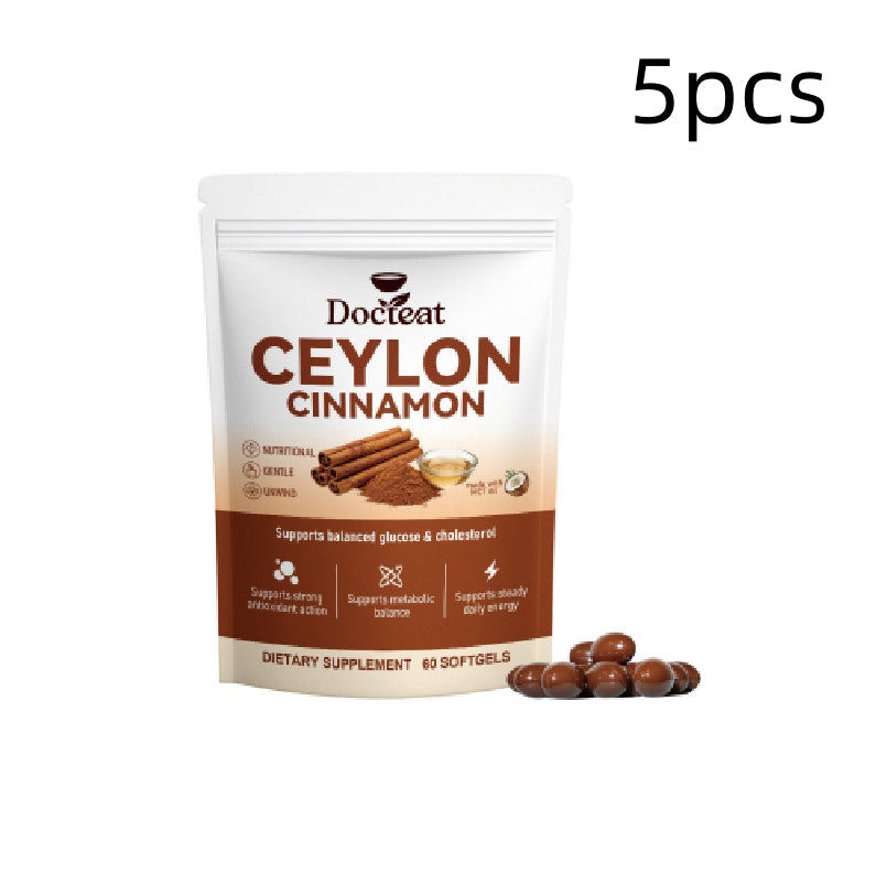 Primal Remedies Ceylon Cinnamon Softgels With Organic MCT Oil, Supports Balanced Glucose & Antioxidant Health, 30 Softgels Dietary Supplement