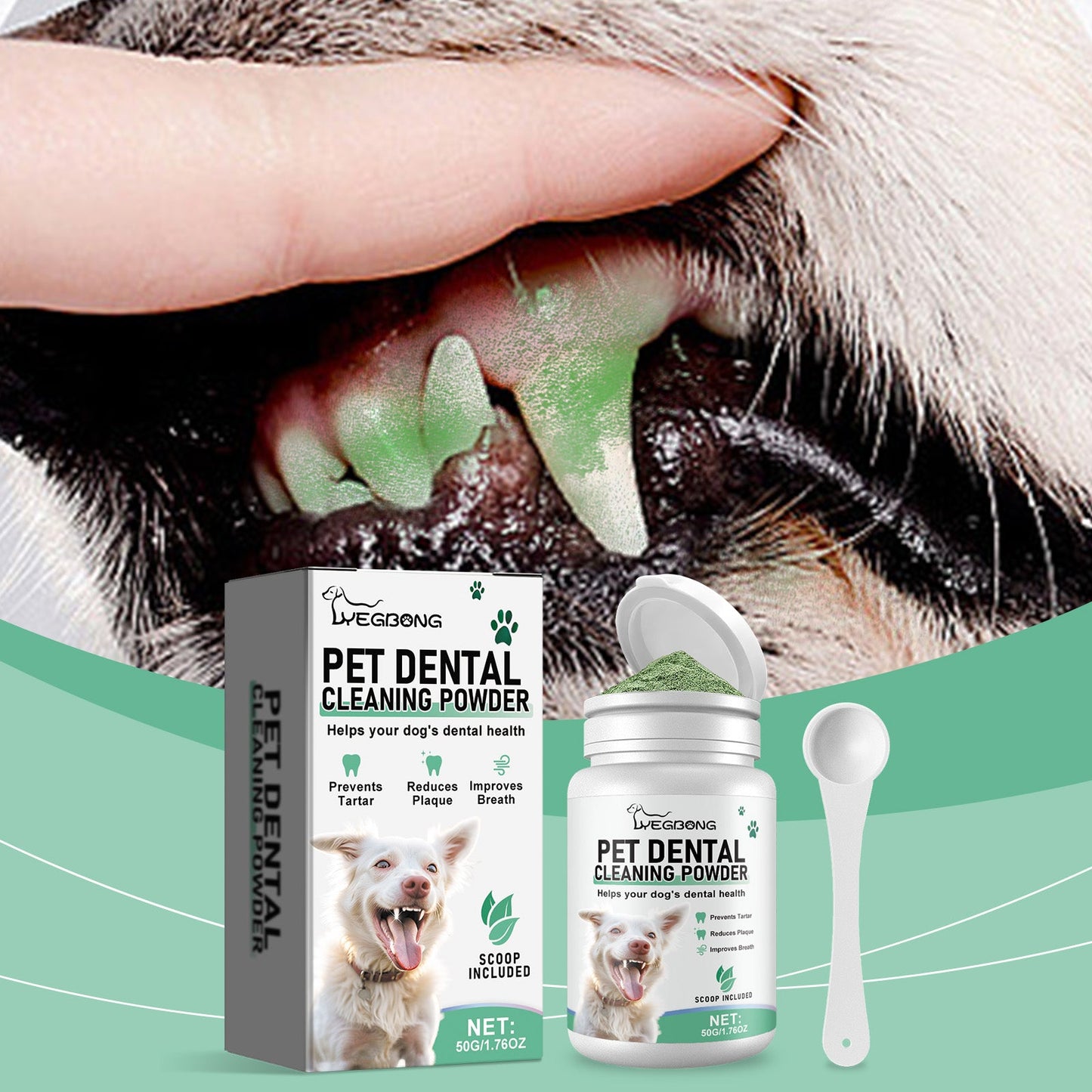 Dog Tooth Cleaning Powder
