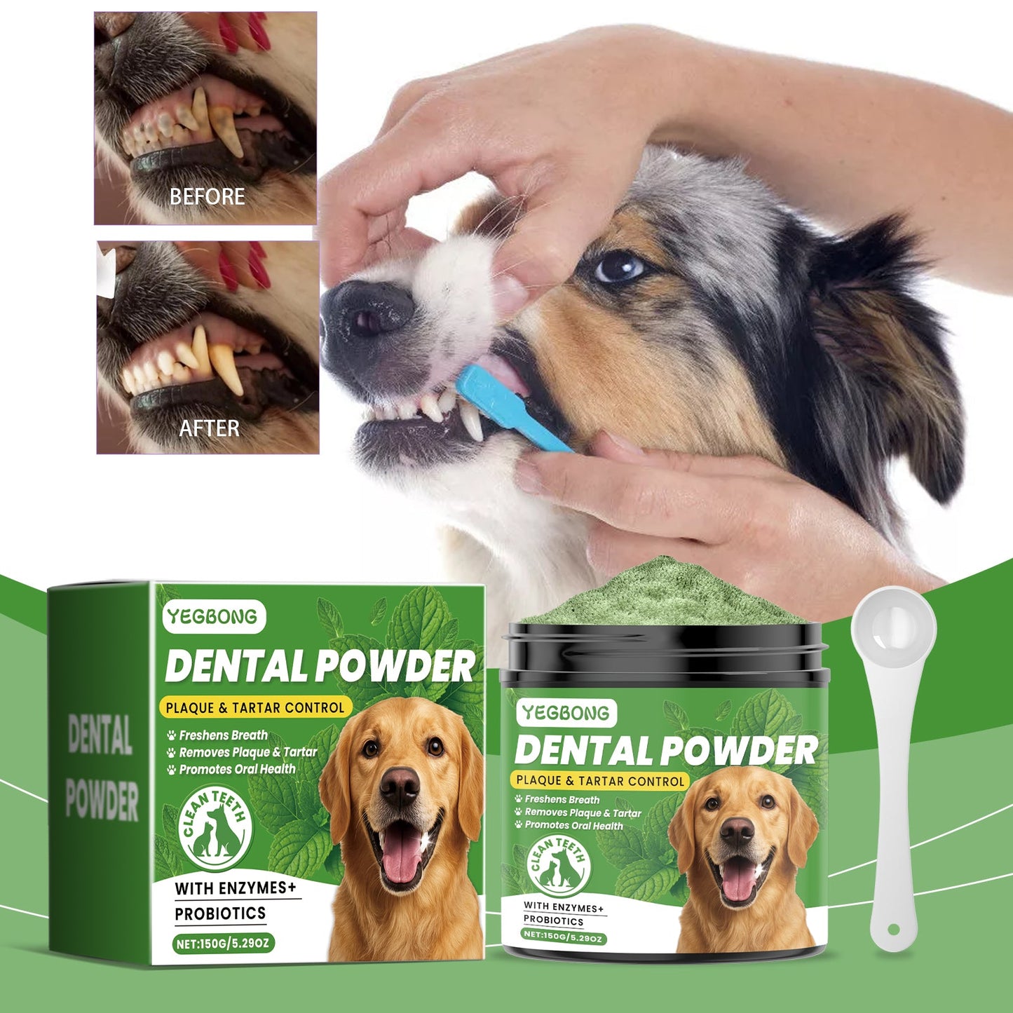 Dog Teeth Cleaning Powder