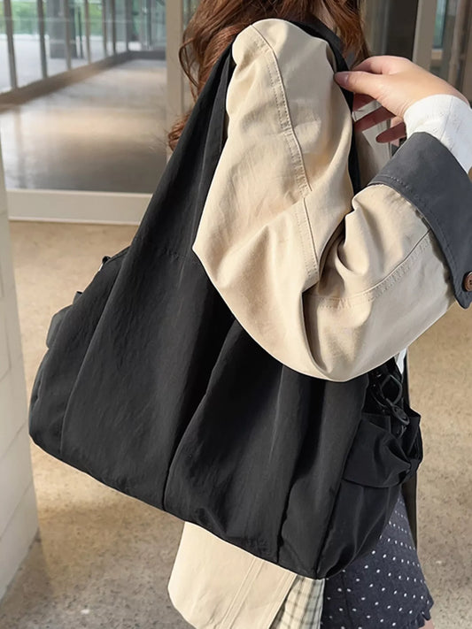 Lightweight Nylon Shoulder Bag