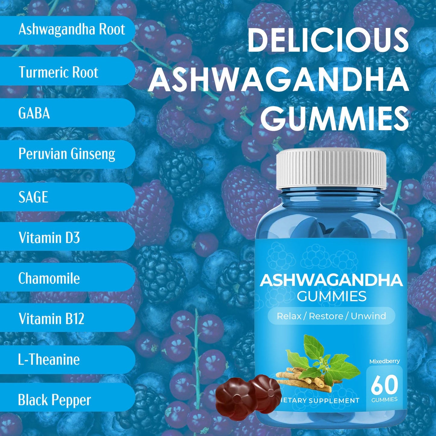 Ashwagandha Gummy Magnesium Gummies