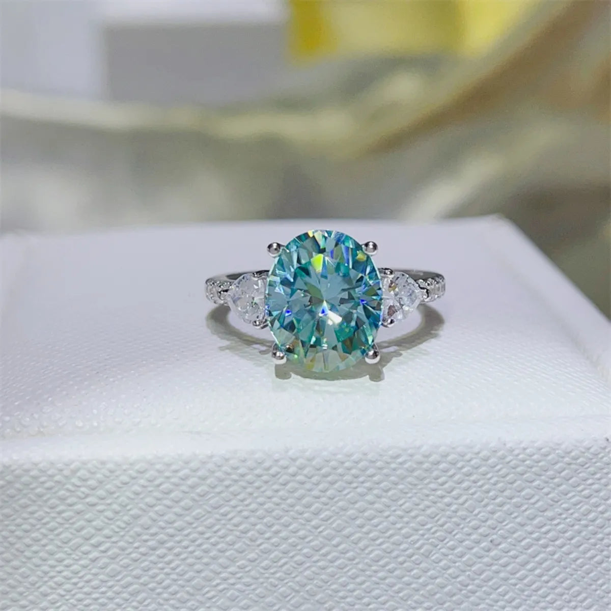 5 Carat Moissanite 925 Sterling Silver Ring