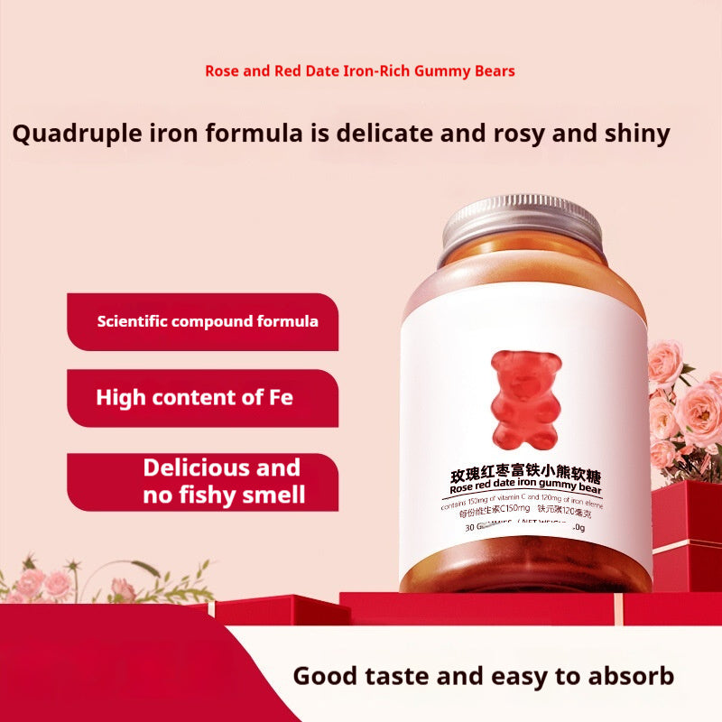 Gummy Bear Cartoon Fruit Juice Candy