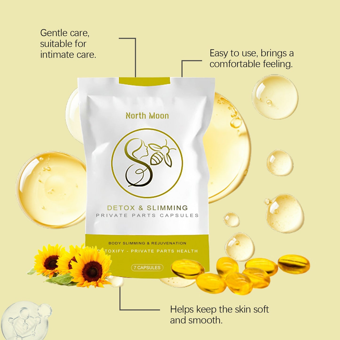 Gentle Cleansing Nourishing Firming Body Skin Balance Care Capsule