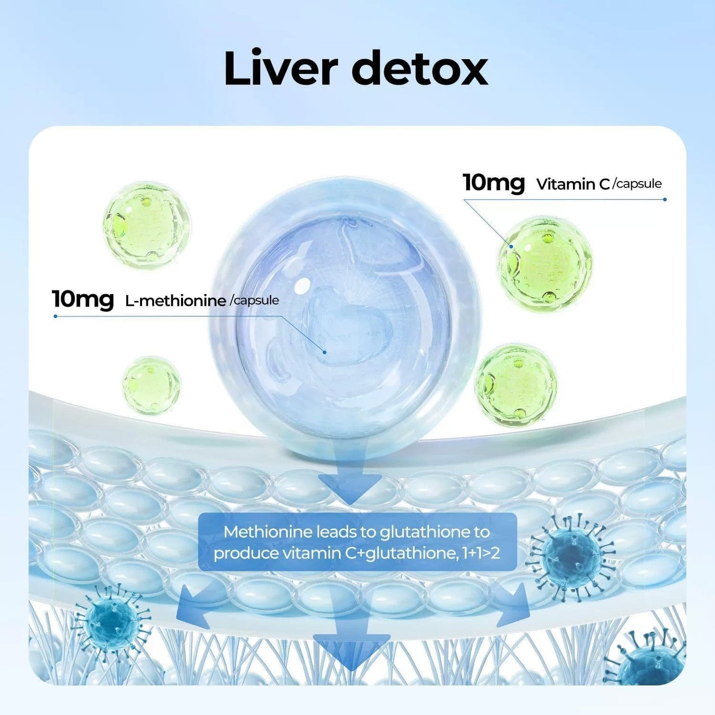 Liver Health Supplement Support Milk Thistle Capsules