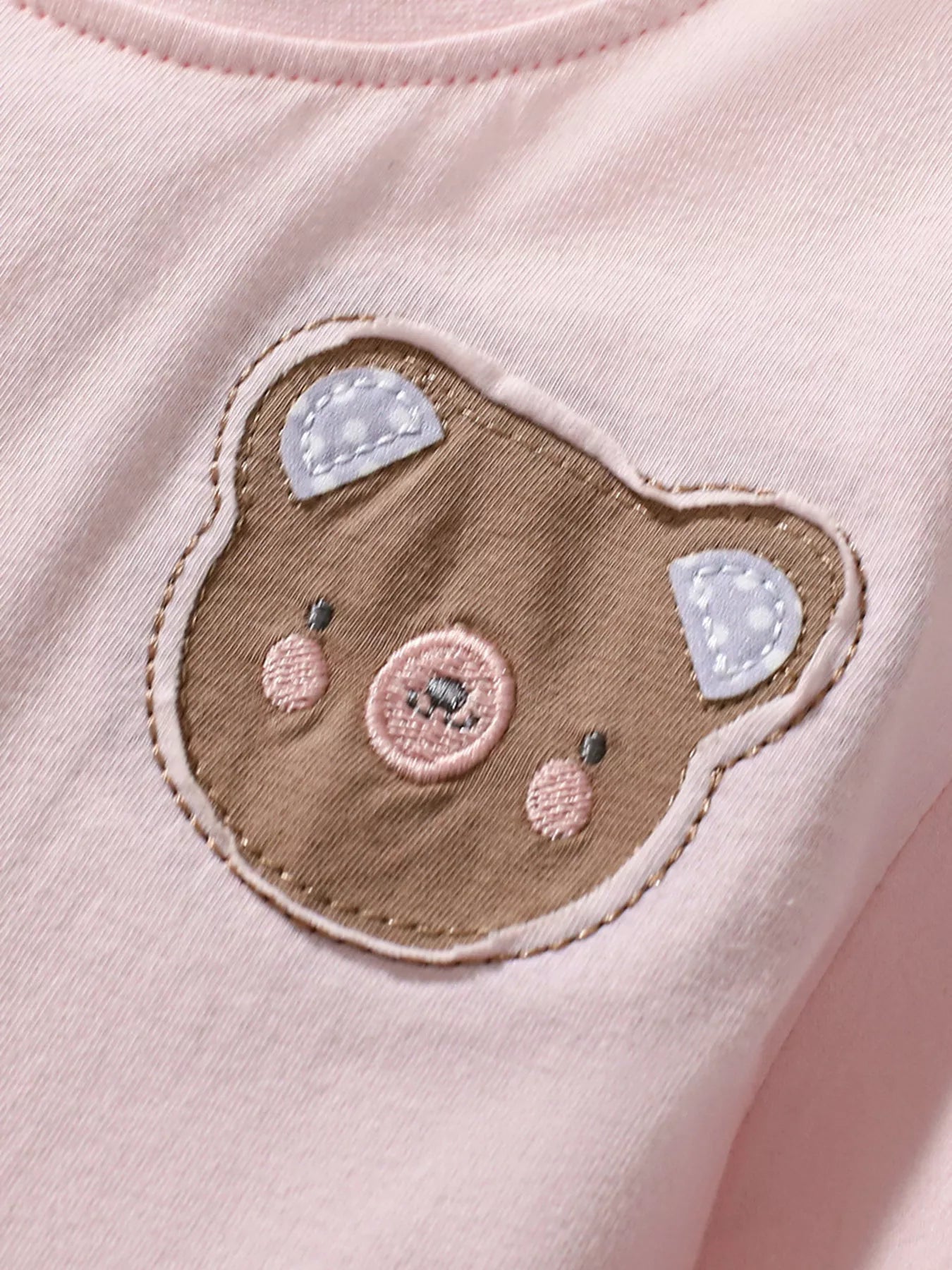 Children's Bear Ruffle Short Sleeve Dress