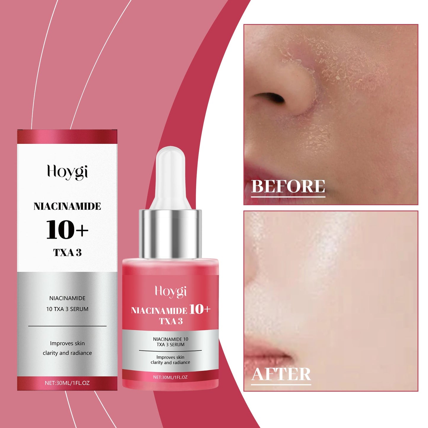 Hyaluronic Acid Brightening SerumPink