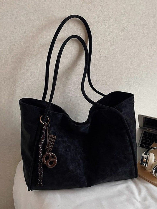 Solid Color Shoulder Bag