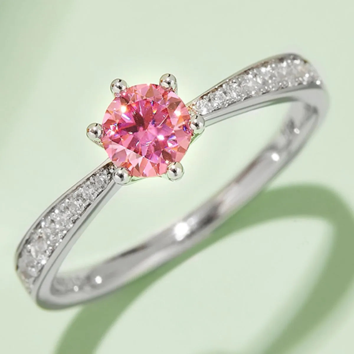 Moissanite 925 Sterling Silver Ring