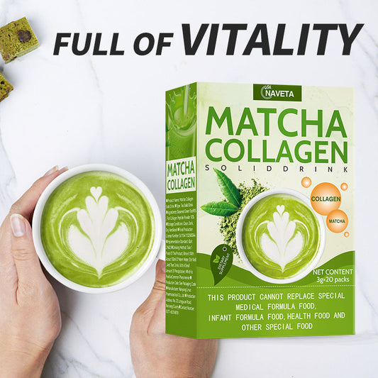 Glutathione Collagen Matcha Powder